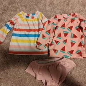 Hanna Andersson 6-12 Month Girls Swim Lot